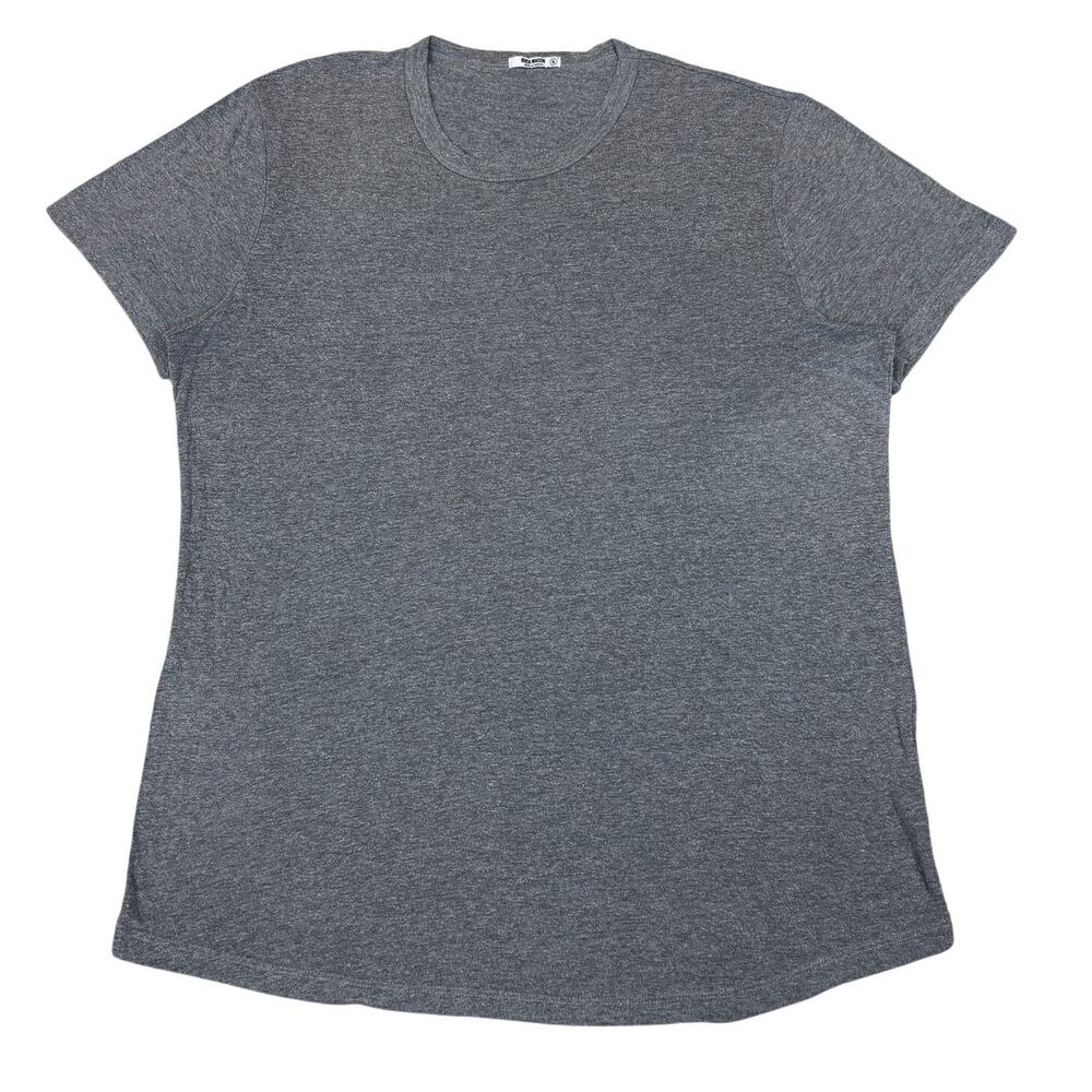 Buck Mason Heathered Curved T Shirt Men's XL Minimalist Americana
